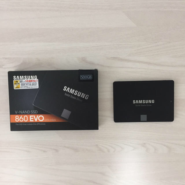 Samsung SSD 500GB 860EVO 2.5インチ内蔵型PCパーツ