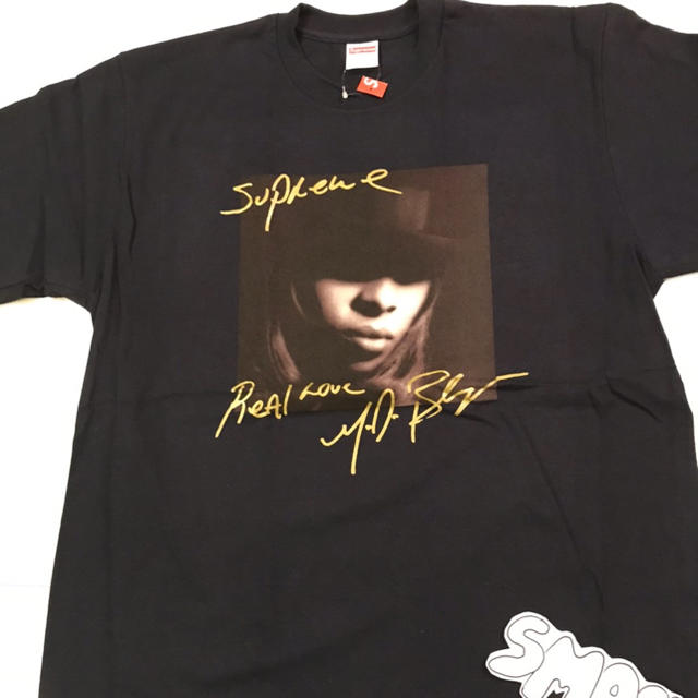 supreme 19 AW FW Mary J.  Tee   黒 Sトップス