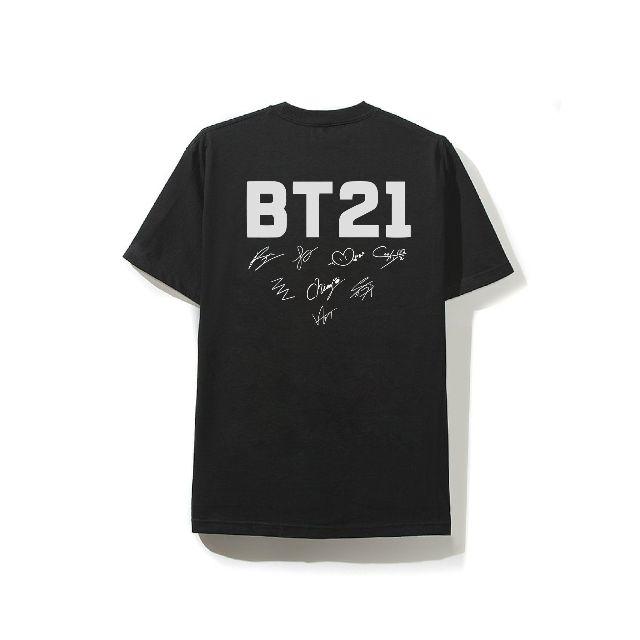 防弾少年団(BTS)(ボウダンショウネンダン)のBT21 × Anti Social Social Club ロゴ Tシャツ S メンズのトップス(Tシャツ/カットソー(半袖/袖なし))の商品写真