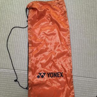 ヨネックス(YONEX)のラケットカバー 黒✖️オレンジ(テニス)