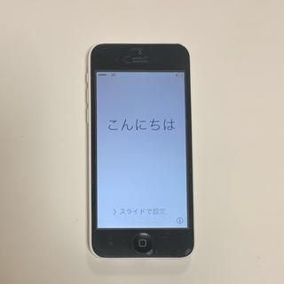 アップル(Apple)のiPhone 5c White 8 GB au docomo(スマートフォン本体)