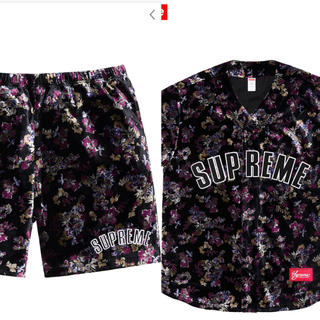 シュプリーム(Supreme)のセットアップ size S Floral Short Baseball(シャツ)