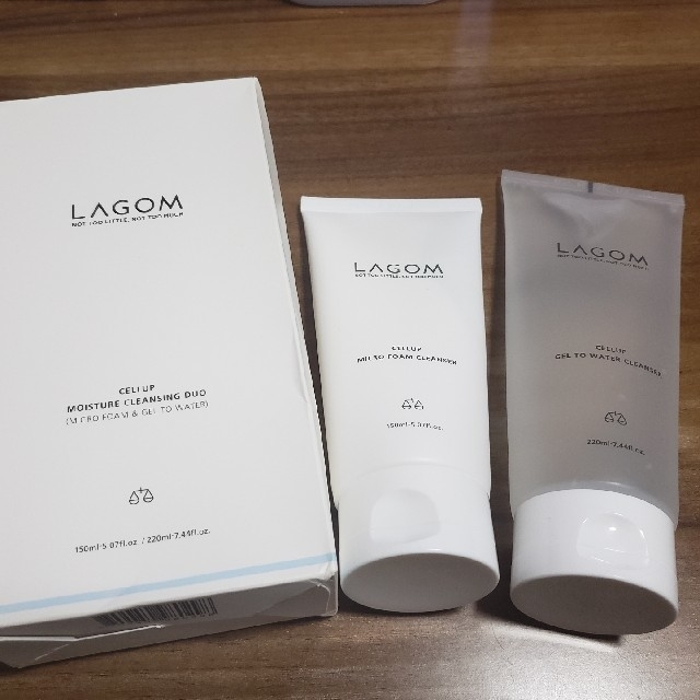 LAGOM(ラーゴム)の新品★LAGOM★クレンジングセット★洗顔★韓国コスメ コスメ/美容のスキンケア/基礎化粧品(洗顔料)の商品写真