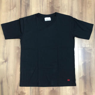 ナンバーナイン(NUMBER (N)INE)のナンバーナイン 無地黒VネックTシャツ SIZE XL(Tシャツ/カットソー(半袖/袖なし))