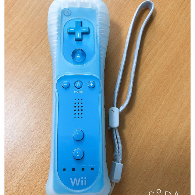 Wii(ウィー)のwii リモコン   ブルー  中古 エンタメ/ホビーのゲームソフト/ゲーム機本体(その他)の商品写真