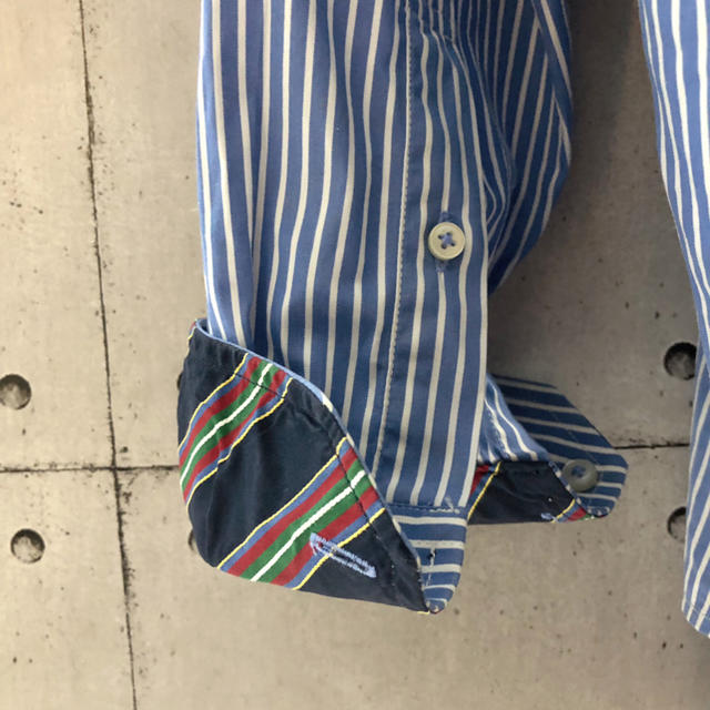 TOMMY HILFIGER(トミーヒルフィガー)の【レア】トミーヒルフィガー  ストライプ 長袖 BDシャツ メンズのトップス(シャツ)の商品写真