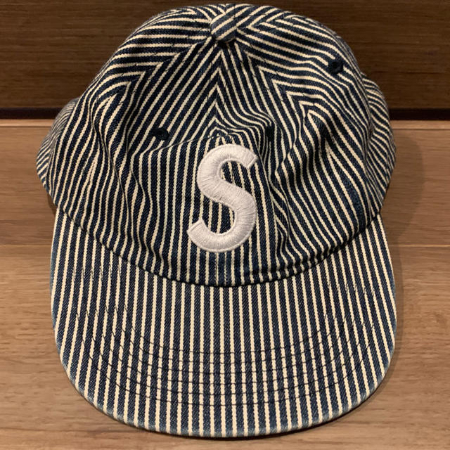 supremeシュプリームSロゴヒッコリーデニムキャップcap新品未使用