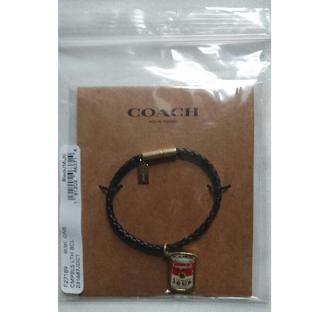 COACH(コーチ)のCOACH(コーチ) キャンベルスープ ブレスレット【新品】 レディースのアクセサリー(ブレスレット/バングル)の商品写真