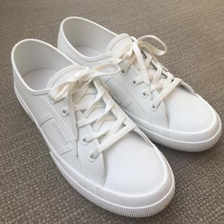 スペルガ(SUPERGA)の値下げ:美品 superga スニーカー 白 37(スニーカー)