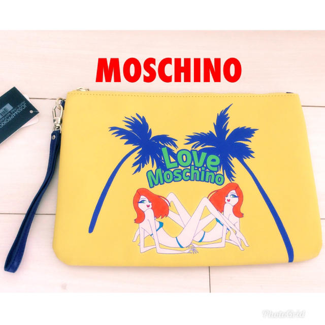 タグ付き新品 モスキーノ MOSCHINO クラッチバッグ