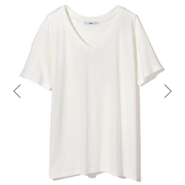 GRL(グレイル)のVネックルーズTシャツ レディースのトップス(Tシャツ(半袖/袖なし))の商品写真