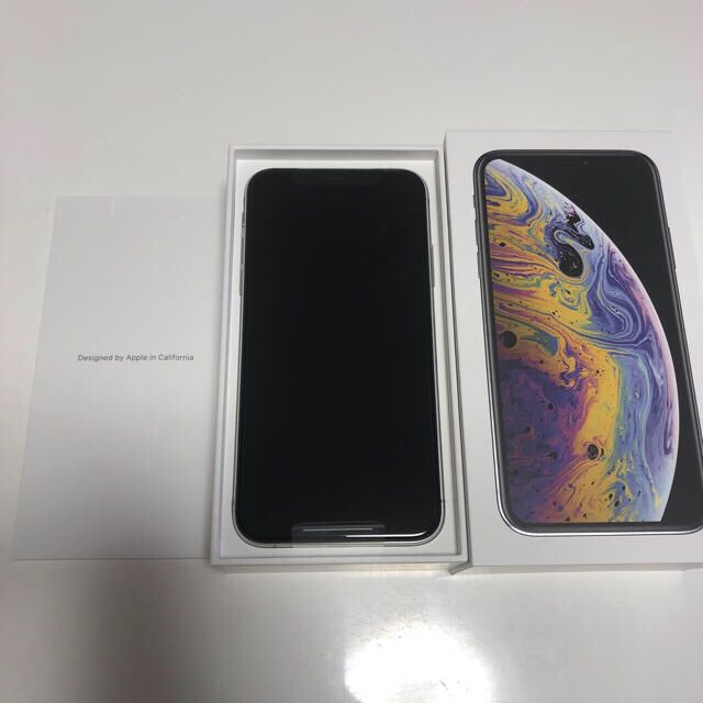 iPhone xs 256GB silver SIMロック解除済