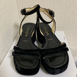 プラダ(PRADA)のPRADAプラットホームサンダル(サンダル)