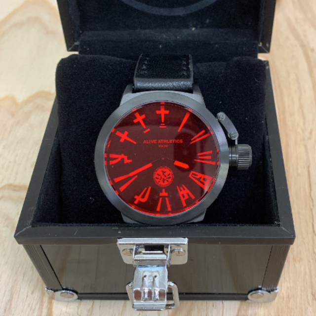 ALIVE  RED&BLACK  機械式腕時計