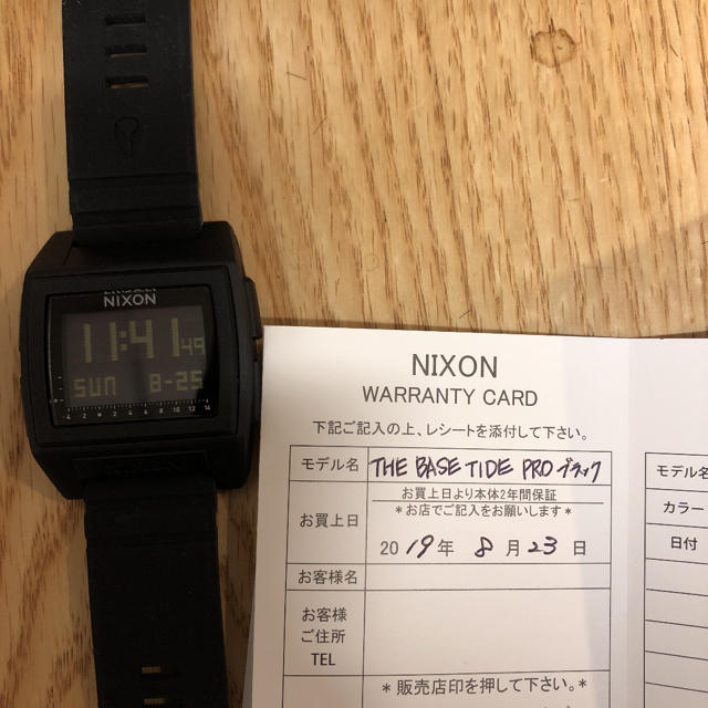 NIXON - ニクソン 腕時計 防水 BASE TIDE PROの通販 by やす's shop｜ニクソンならラクマ