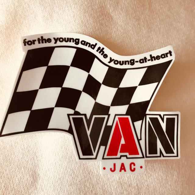 VAN Jacket - VANステッカー チェッカーフラッグ デザインの通販 by 橘浩介｜ヴァンヂャケットならラクマ