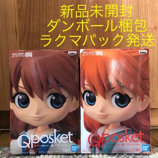 バンプレスト(BANPRESTO)のエヴァンゲリオン アスカ  Qposket 2種1セット(アニメ/ゲーム)