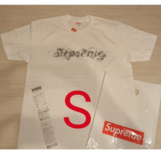 シュプリーム(Supreme)のSupreme  smoke Tee 白  Sサイズ(Tシャツ/カットソー(半袖/袖なし))