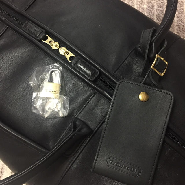 COACH - COACHオールドコーチ 旅行用オールレザー大型ボストンバッグ