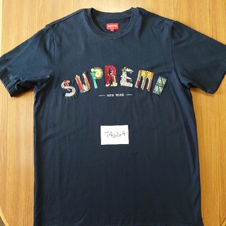 supreme city arc tee M ネイビー