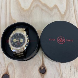 アライブアスレティックス(Alive Athletics)の◆新品未使用◆ALIVE腕時計　DYNASTY　gold/black(腕時計(アナログ))