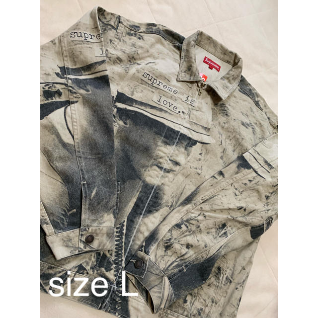 送料込み Supreme Is Love Denim Work Jacketジャケット/アウター