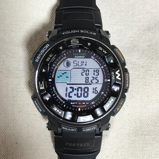 CASIO PROTREK プロトレック PRW-2500-1JF 電波ソーラー