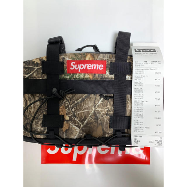 最安値 supreme waist bag treecamo