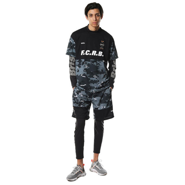 F.C.R.B.(エフシーアールビー)のCAMOUFLAGE TRAINING S/S TOP & SHORTS メンズのトップス(Tシャツ/カットソー(七分/長袖))の商品写真