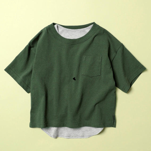 FREAK'S STORE(フリークスストア)のビッグシルエット サーマルレイヤードTシャツ キッズ/ベビー/マタニティのキッズ服男の子用(90cm~)(Tシャツ/カットソー)の商品写真