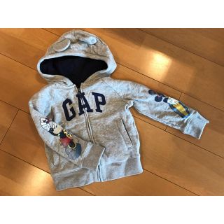 ベビーギャップ(babyGAP)のgap ミッキーパーカー(トレーナー)