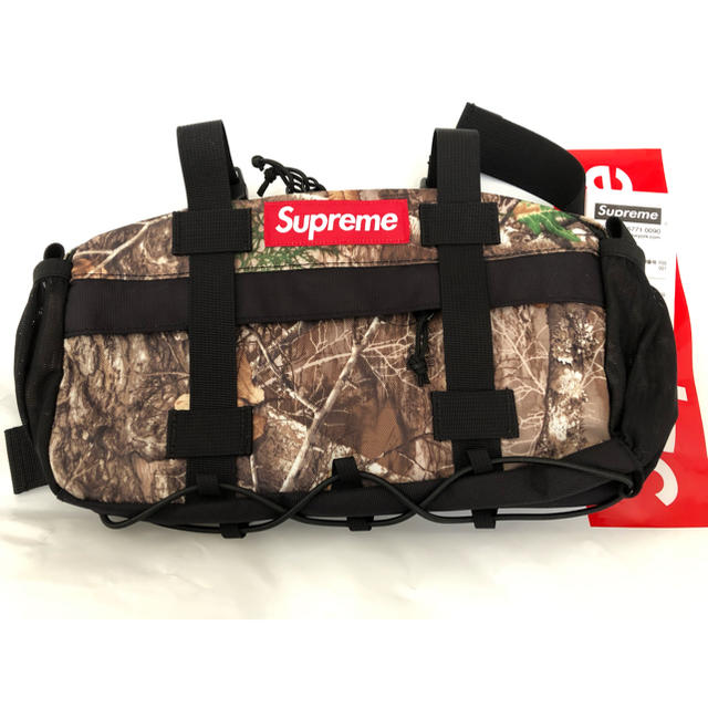 supreme waist bag treecamo