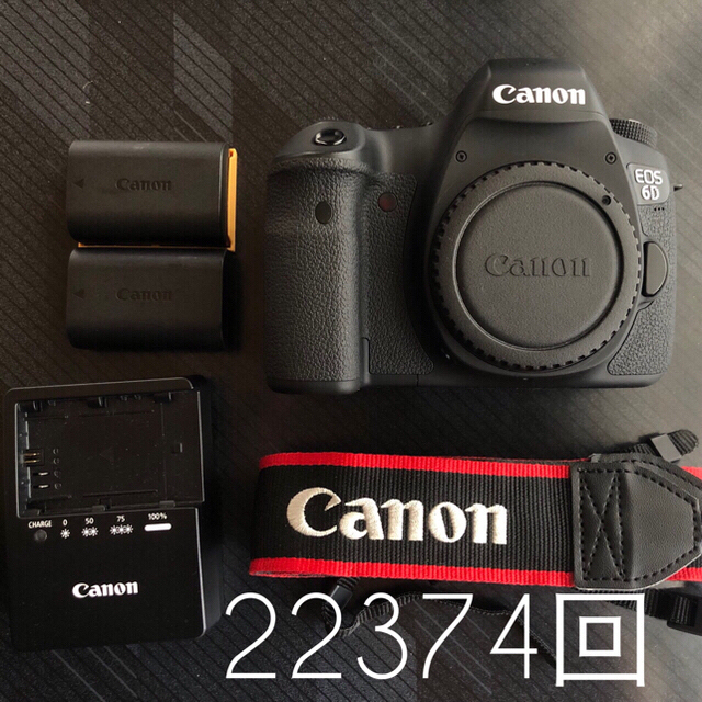 canon 6Dシャッター回数 22374回