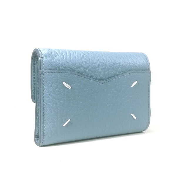 Maison Martin Margiela(マルタンマルジェラ)のENVELOPE LEATHER WALLET IN SKY BLUE レディースのファッション小物(財布)の商品写真