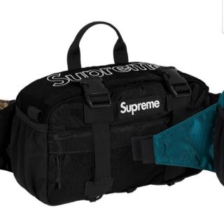 シュプリーム(Supreme)の送込　Supreme waist bag black ウエストバッグ　黒(ウエストポーチ)