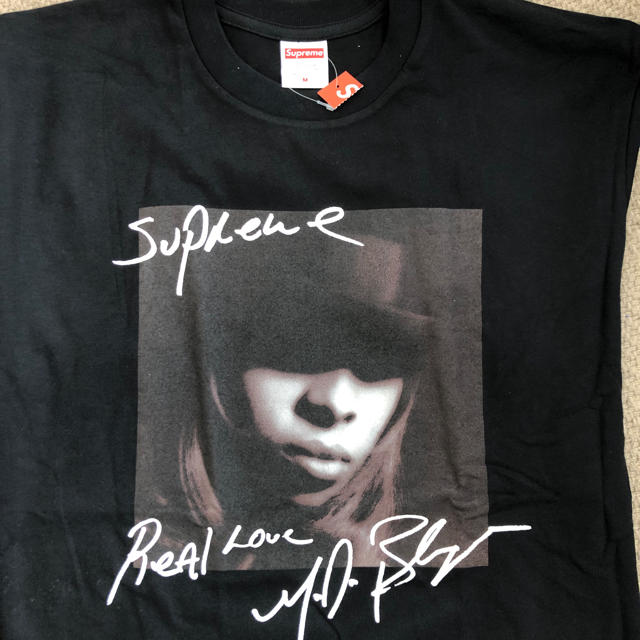 Supreme(シュプリーム)のsupreme Mary J.Blige Tee 黒 M メアリー J メンズのトップス(Tシャツ/カットソー(半袖/袖なし))の商品写真