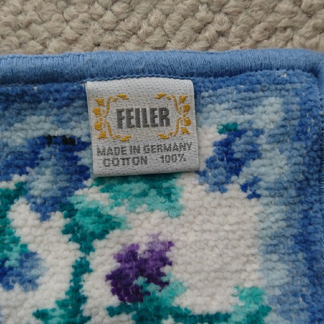 FEILER(フェイラー)のフェイラー★タオルハンカチ(ブルー) レディースのファッション小物(ハンカチ)の商品写真