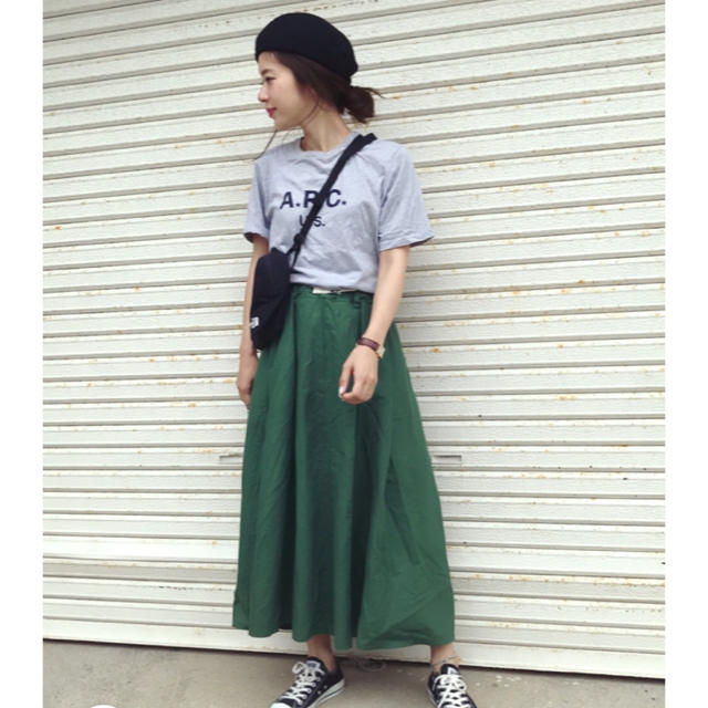 A.P.C(アーペーセー)のA.P.C u.s ロゴtシャツ レディースのトップス(Tシャツ(半袖/袖なし))の商品写真