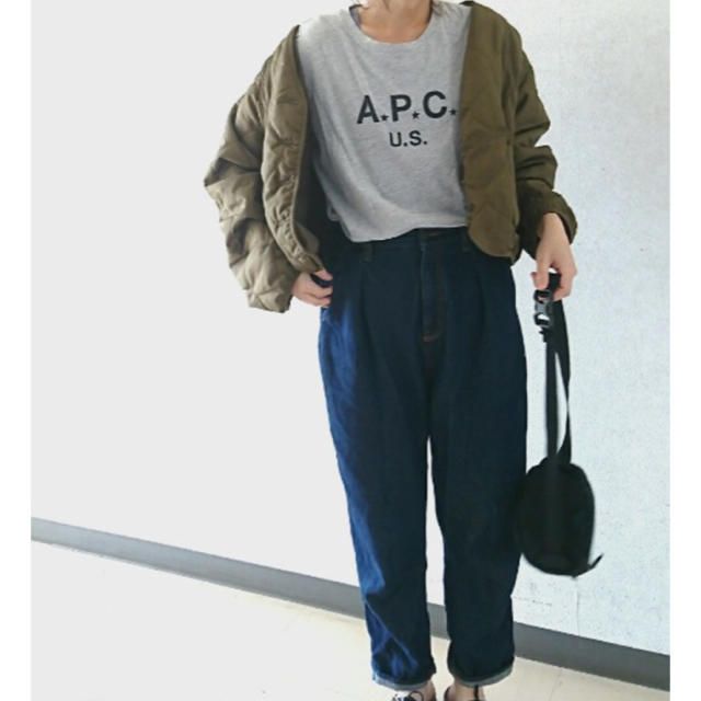 A.P.C(アーペーセー)のA.P.C u.s ロゴtシャツ レディースのトップス(Tシャツ(半袖/袖なし))の商品写真