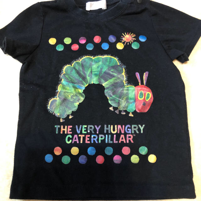 Design Tshirts Store graniph(グラニフ)のはらぺこあおむし 二枚 キッズ/ベビー/マタニティのキッズ服女の子用(90cm~)(Tシャツ/カットソー)の商品写真