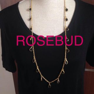 ローズバッド(ROSE BUD)の値下げ！ROSEBUD ロングネックレス(ネックレス)