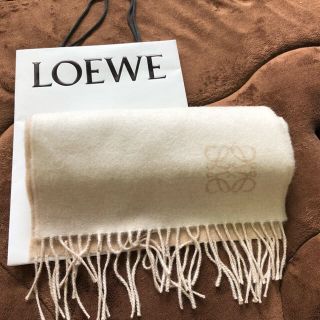 LOEWE   LOEWEロエベストール マフラーバイカラー 新品