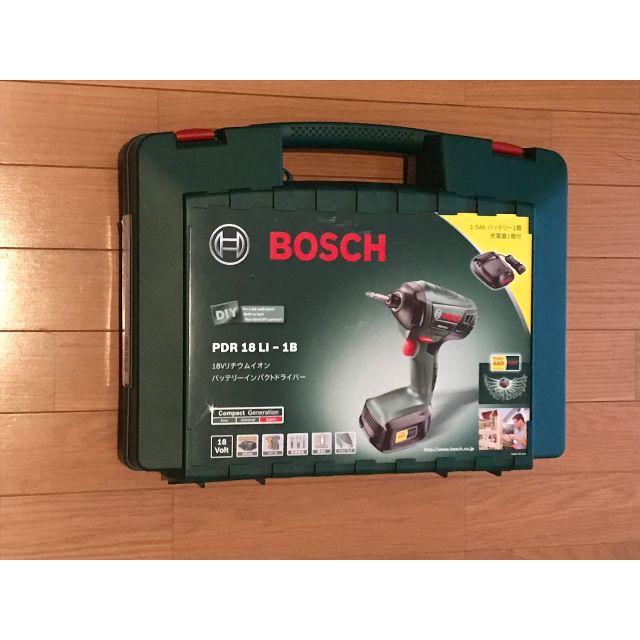 新品未使用 BOSCH ボッシュ インパクトドライバー PDR18LI-1B工具/メンテナンス