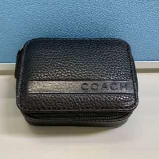 コーチ(COACH)の新品 コーチ COACH ピルケース 薬入れ ポーチ  黒　小物入れ(ポーチ)