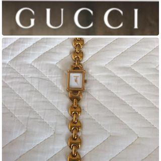 グッチ(Gucci)の★電池交換＆鑑定済★ GUCCI Gucci ゴールドブレスウォッチ 1800L(腕時計)