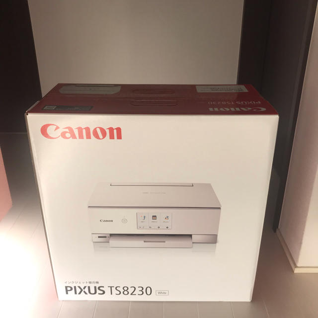 Canon(キヤノン)のR12 RRR様専用 ホワイト Canon TS8230 プリンター インクなし スマホ/家電/カメラのPC/タブレット(PC周辺機器)の商品写真