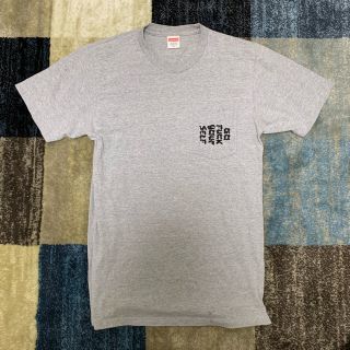 シュプリーム(Supreme)のSupreme pocket tee GREY サイズ m(Tシャツ/カットソー(半袖/袖なし))