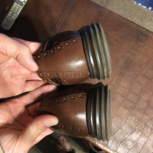 Cole Haan(コールハーン)のコールハーン ラグジュアリークロコ型押し　更に値下げ メンズの靴/シューズ(ドレス/ビジネス)の商品写真