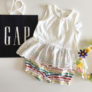 ベビーギャップ(babyGAP)の新品♡baby gap♡ロンパース ショートパンツ/ラルフローレン ユニクロ 他(ワンピース)