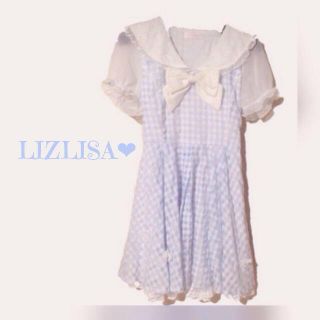 リズリサ(LIZ LISA)のLIZLISAギンガムチェックワンピース(ミニワンピース)